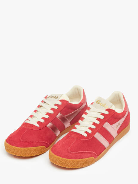 Sneakers Elan Glitz Uit Leder Gola Rood women CLB790 ander zicht 1